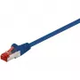 Wentronic Goobay CAT 6 komutacinis kabelis, S/FTP (PiMF), mėlynas, 50 m - LSZH be halogenų, varis (68276)