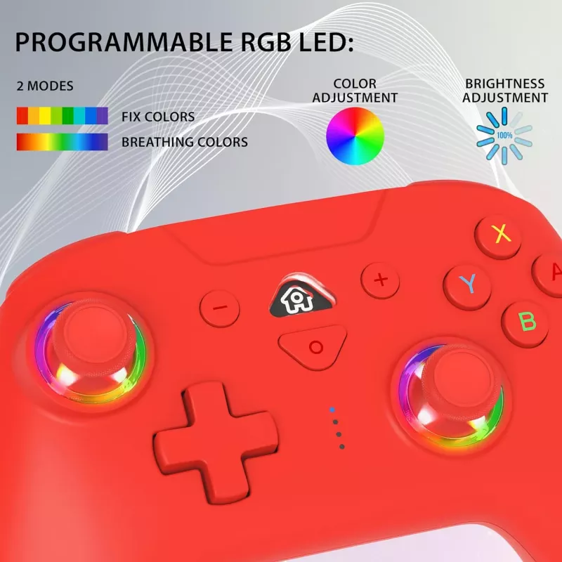 Subsonic belaidis LED valdiklis raudonas, skirtas Switch