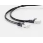 Ethernet pakabinimo laidas ShiverPeaks CAT 7 0,25 m S/FTP, juodas