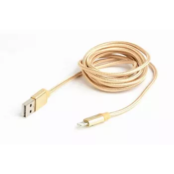 Lightning laidas Cablexpert CCB-MUSB2B-AMLM-6-G 1.8 m auksinis