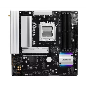 Pagrindinė plokštė ASROCK A620AM PRO RS WIFI AM5 microATX, AMD A620, 4×DDR5, Wi‑Fi, HDMI, DP, 3×M.2, 2×SATA, 7.1 garsas, 1Gb LAN
