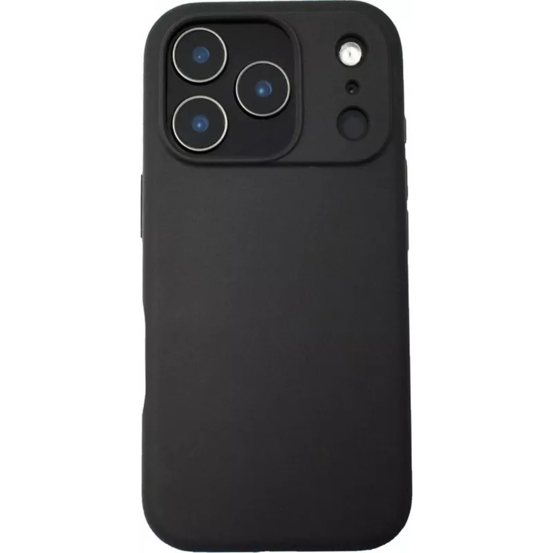 SilikonCase JT Berlin Steglitz MagSafe, skirtas Apple iPhone 17 Pro — silikoninis apsauginis dėklas, juodas