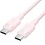 USB C į USB C kabelis Vention TRDP USB 2.0 2 m 0,48 Gbit/s 60 W Rožinis