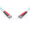 DIGITUS - Patch-Cable - ST multi-mode (M) - ST multi-mode (M) - 3 m - Skaidulinė optika - 50 / 125 mikronai - turkio spalvos