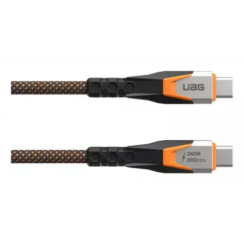 USB C į USB C laidas C2G 9B4415114097 USB 3.2 Gen 2x2 0,75 m — juoda / oranžinė