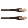 USB C į USB C laidas C2G 9B4415114097 USB 3.2 Gen 2x2 0,75 m — juoda / oranžinė