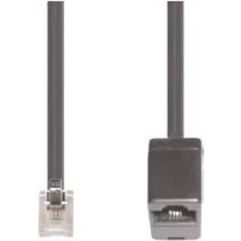 Telefono kabelis e+p T 19 6 m Juodas