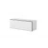 Cama living room furniture set ROCO 2 (2xRO1 + 4xRO3) Balta/Juoda/Balta