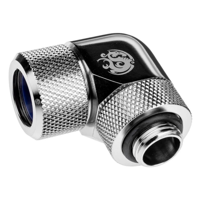 Vamzdis kompiuterio aušinimo sistemai BitsPower BP-E90RMLA14 — žalvaris, 14 mm skersmuo, sidabrinis