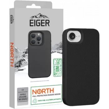 Eiger North Case GRS iPhone SE 2025 juoda (EGCA00728)