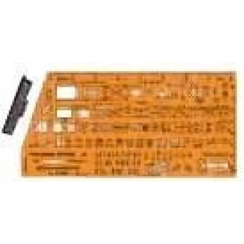 STANDARDGRAPH Zeichenschablone Taktische Zeichen NATO 8353 oranžinis (8353)