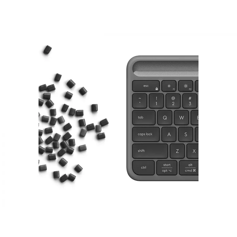 Logitech Signature plonas Solar+ K980 belaidė klaviatūra, grafitas