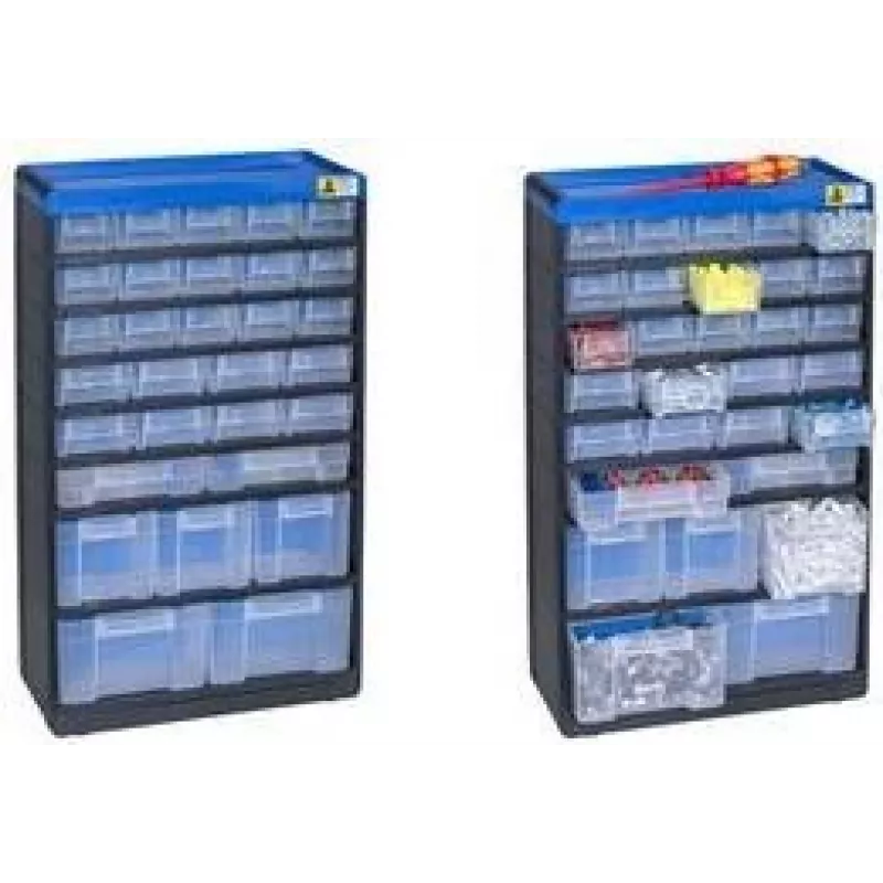 Dėžė allit VarioPlus 30.0 x 13.5 x 52.5 cm – plastikinis tvarkymo konteineris