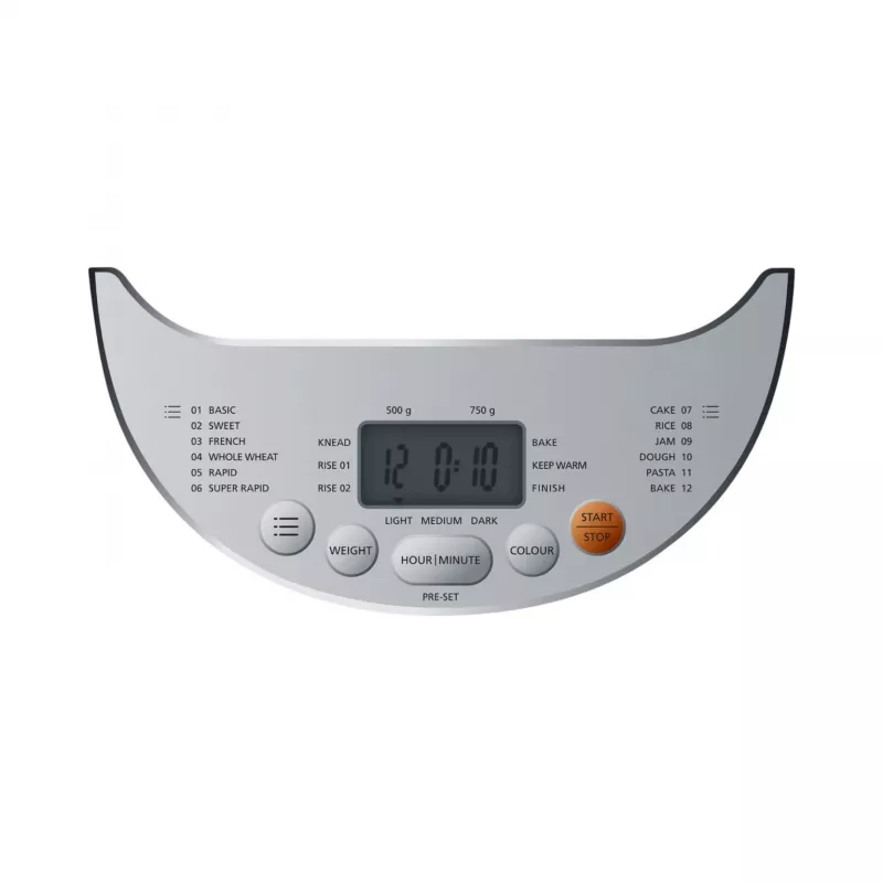 duonos kepimo aparatas BM 3 (balta/sidabrinė, 600 vatų, kepalams iki 750 g)