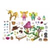 Figūrų rinkinys Princess Magic 71838 Jaukus fėjų namelis ir auksinis vienaragis