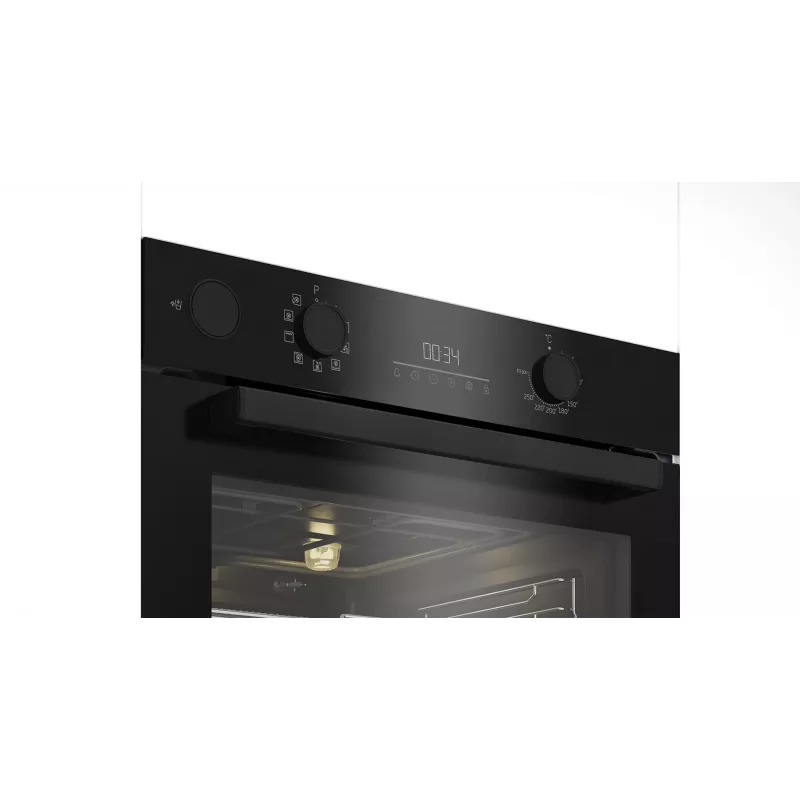 Įmontuojama elektrinė orkaitė BEKO BBIS17300BSEA, 60 cm, 72 L, daugiafunkcė, SteamAid™, Airfry, A+