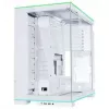 Lian Li O11 Dynamic EVO RGB PC korpuso rinkinys, Midi-Tower, ARGB, grūdintas stiklas + 6x UNI FAN SL-INF Reverse Blade ventiliatorius - baltas