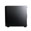 Montech X5M (B) Micro Tower PC korpusas — Micro‑ATX/Mini‑ITX, 3x120mm priekyje, 1x120mm gale, palaiko ATX PSU, 2x3.5 colio + 4x2.5 colio, juoda
