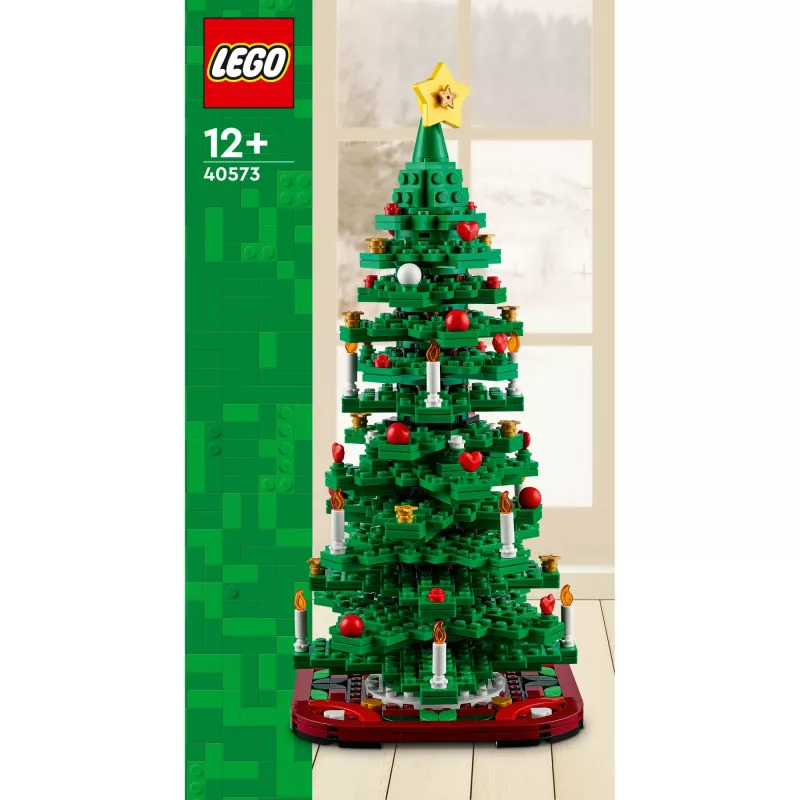 LEGO Kalėdų eglutės rinkinys 40573 – sezoninis demonstracinis modelis, dekoratyvi mini konstrukcija