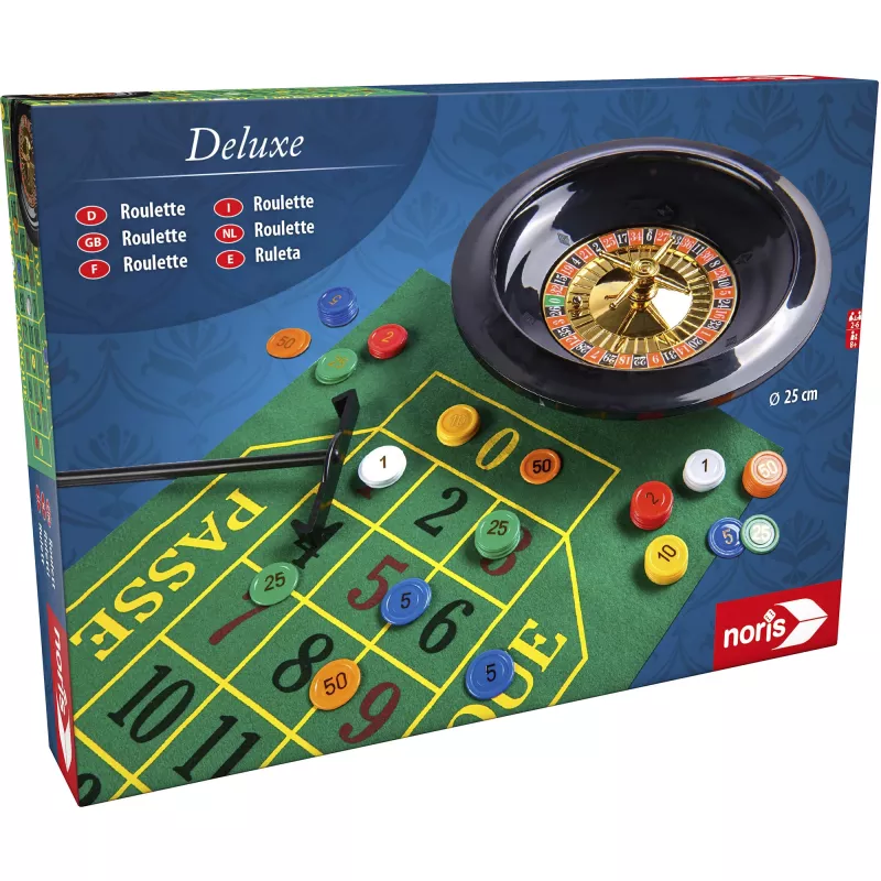 Deluxe rinkinys – Ruletė 25 cm, stalo žaidimas