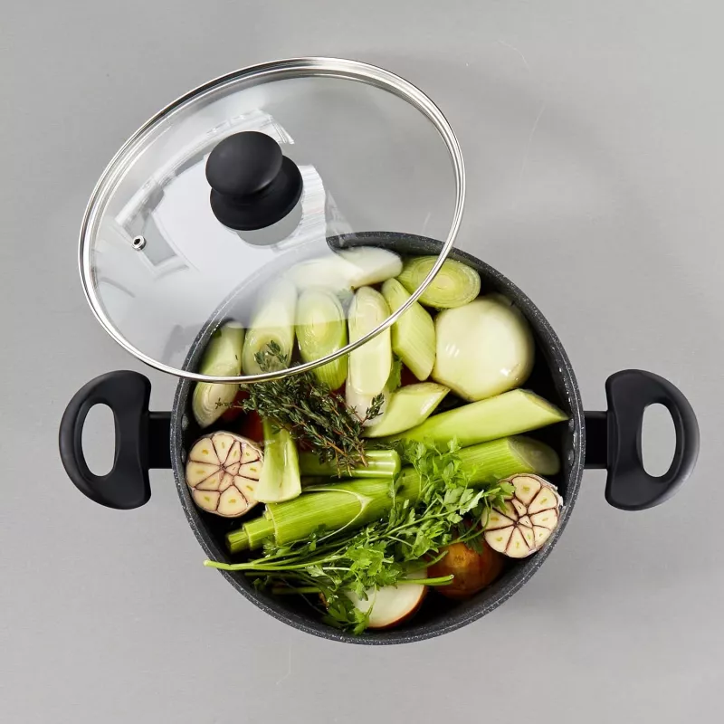 Kepimo puodas Russell Hobbs RH02809EU7 24 cm Metallic Marble, sunkiųjų sąlygų virimo puodas