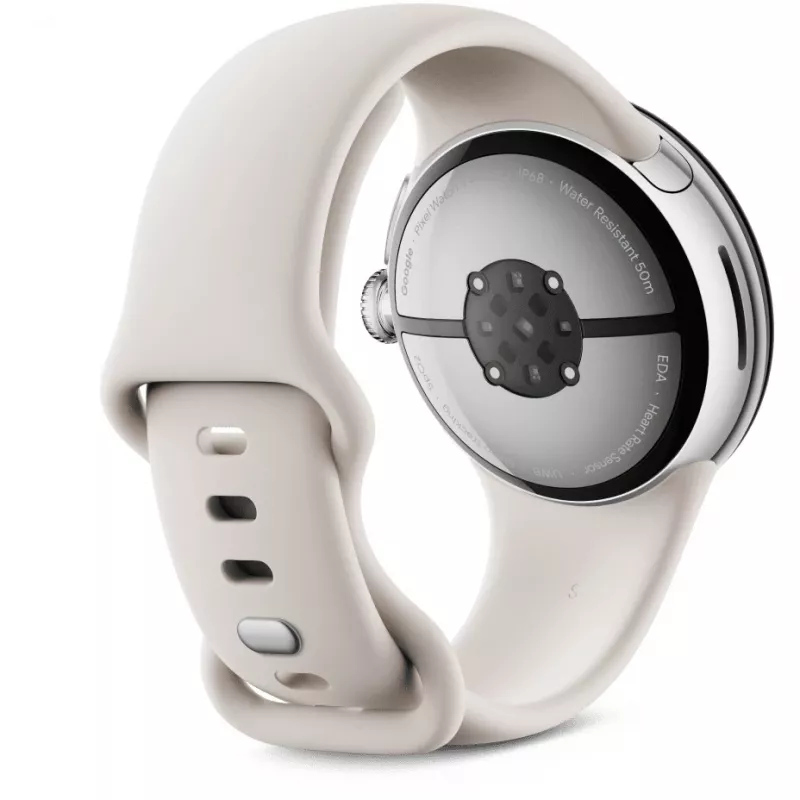 Google Pixel Watch 3 AMOLED 41 mm Skaitmeninis liečiamasis ekranas Sidabrinis Wi-Fi GPS (palydovas)