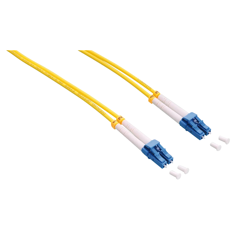 LogiLink - Patch-Cable - LC Single-Modus (M) į LC Single-Modus (M) - 1 m - Skaidulinė optika - Duplex - 9/125 mikrometrų - OS2 - Be halogenų - Geltona