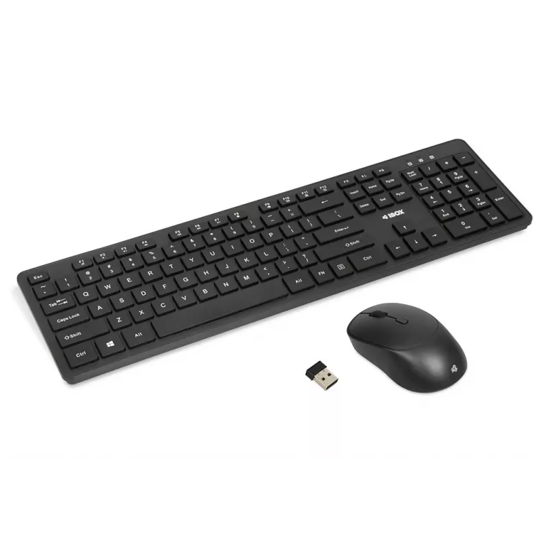 Belaidis klaviatūros ir pelės rinkinys iBOX Workstation Pro Kit
