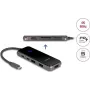 Doko stotelė DELOCK USB Type-C 4K HDMI šakotuvas SD/microSD lizdas PD 3.0 85W (92001)