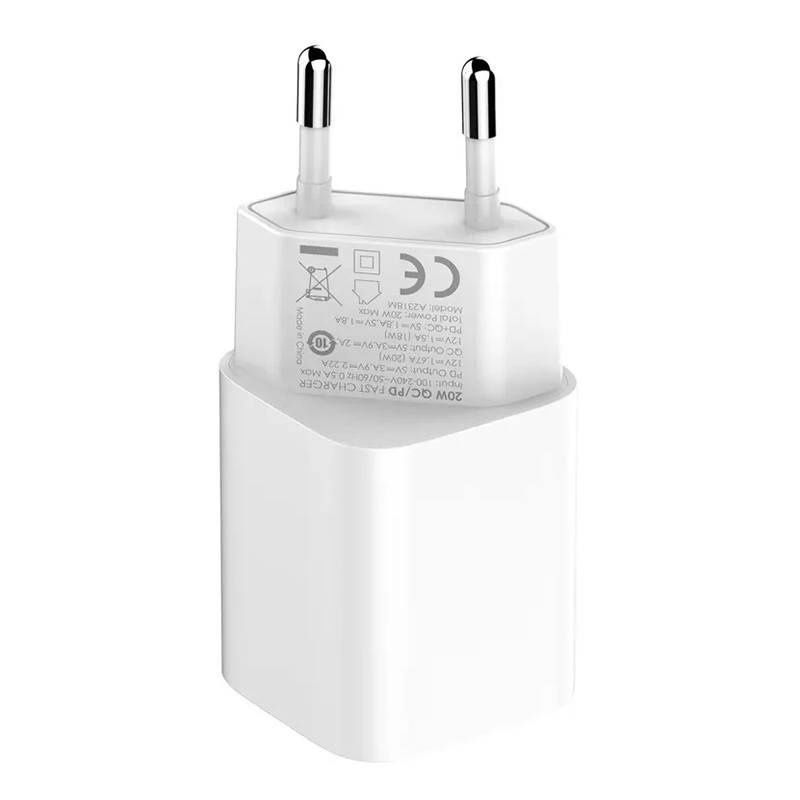 Sieninis įkroviklis LDNIO A2318M — USB ir USB‑C prievadai, kompaktiškas tinklo adapteris