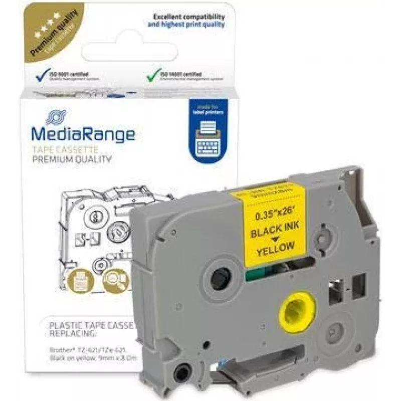 Plastikinė juostelės kasetė Brother TZ-621