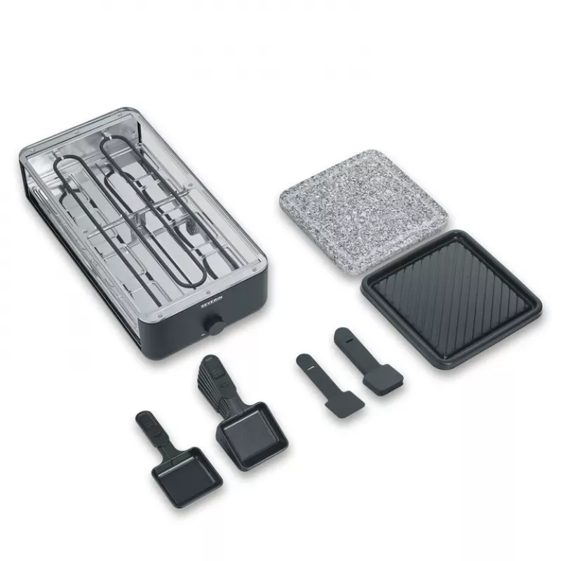 Raclette Grill Severin RG 2366 8 asmenims 1300 W Juoda