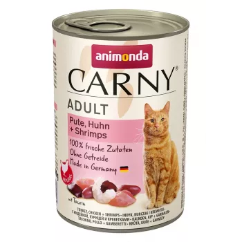ANIMONDA Carny Adult Turkey, chicken and shrimp - drėgnas kačių ėdalas - 400 g