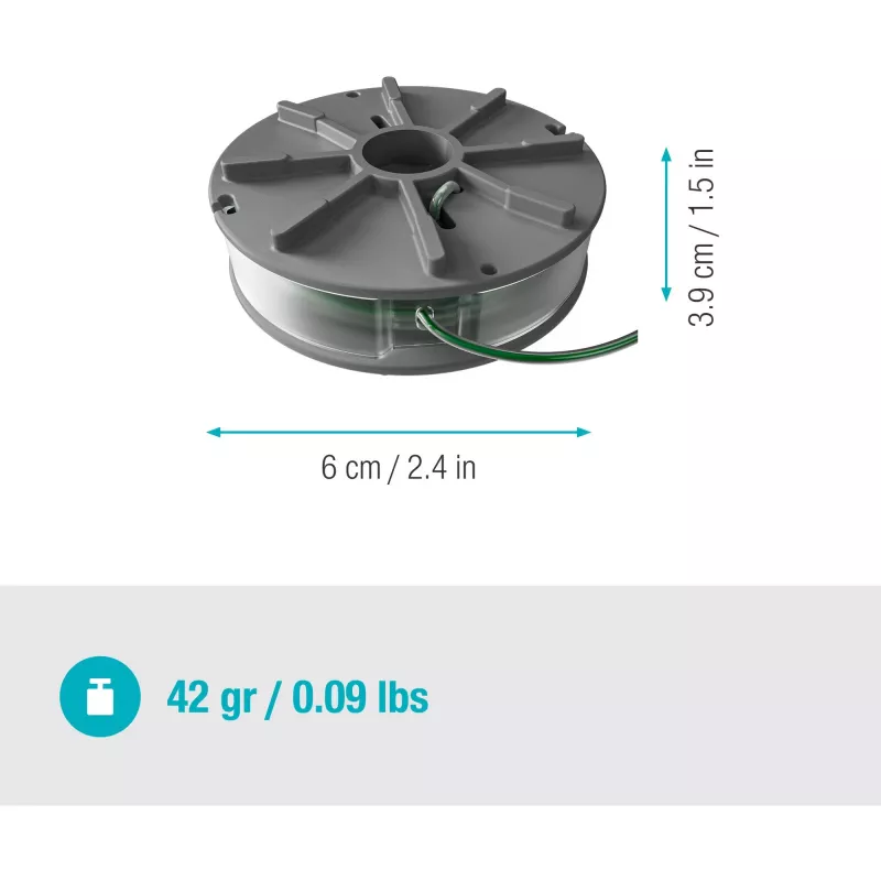 Žoliapjovės ritė Gardena 5411-20 žalia pilka ABS nailonas 60 mm