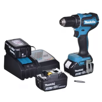 MAKITA DDF485RF3J Belaidis gręžtuvas 3x 18V 3Ah