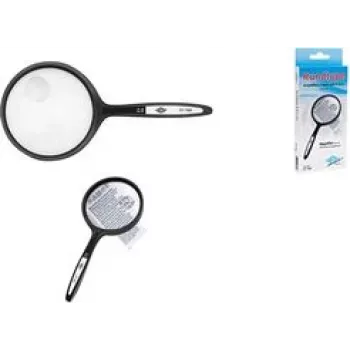 Didinamasis stiklas WEDO 271 7509 — 74 mm skersmens plastikinis lęšis, rankinis didintuvas