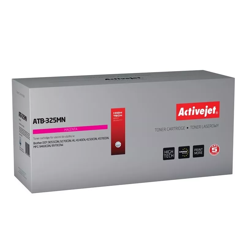 Activejet ATB-325MN toneris (Brother TN-325M pakaitalas; Supreme; 3 500 puslapių; Purpurinė)