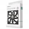 120 mm PWM plonas korpuso ventiliatorius DeepCool FT12 plonas — juodas, žemo profilio konstrukcija, PWM valdymas