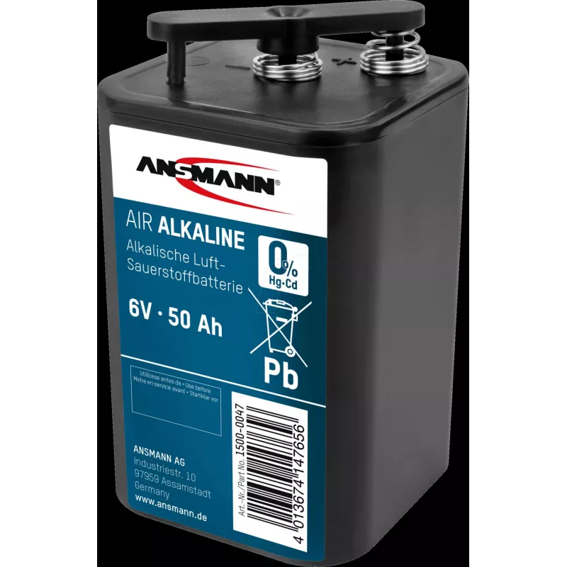 Ansmann Battery Zinc-Air Alkaline Block Luft-Sauerstoff - Baterija - 50.000 mAh