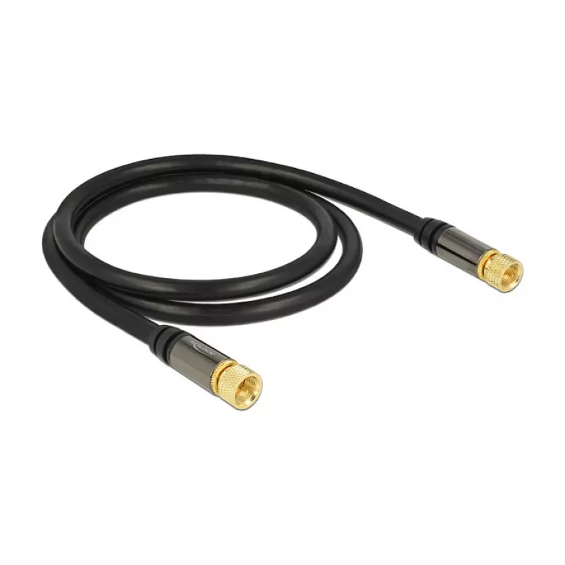 Koaksialinis kabelis RG-6/U 1 m DeLOCK 88918