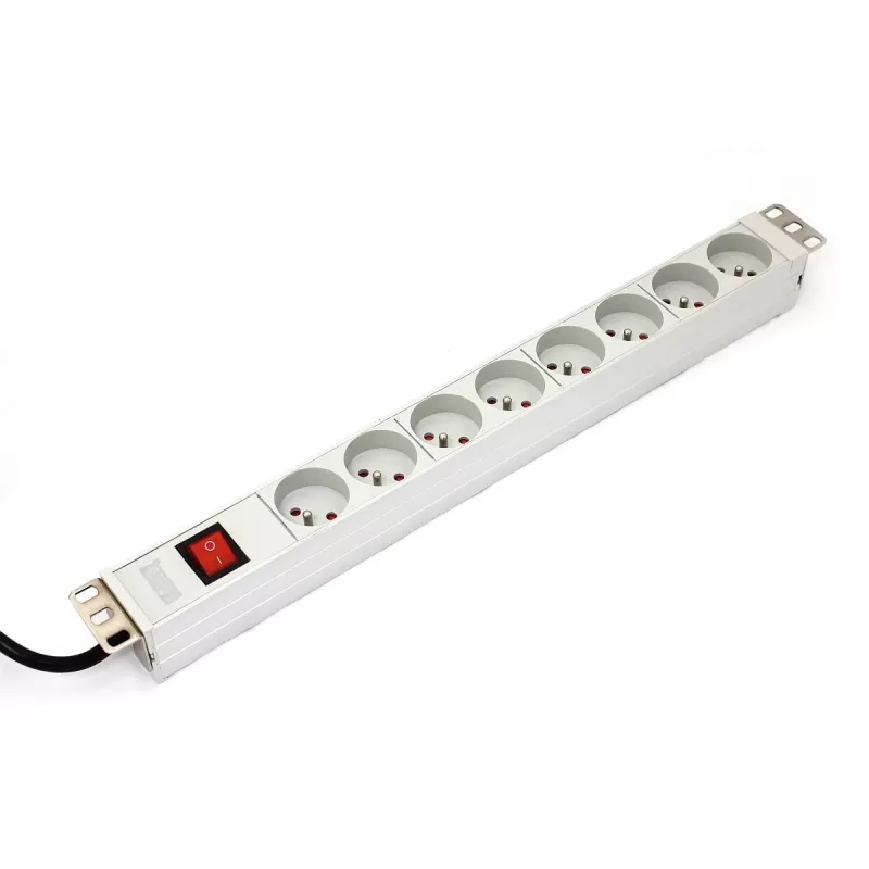 DIGITUS Professional a-19-STRIP-2-IMP - maitinimo skirstytuvas (montuojamas stove) - kintamoji srovė 250 V - įvesties maitinimo šaltinis - išvestis