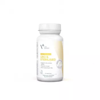 VETEXPERT Uro & Sterilised – papildai šunims ir katėms – 30 vnt.