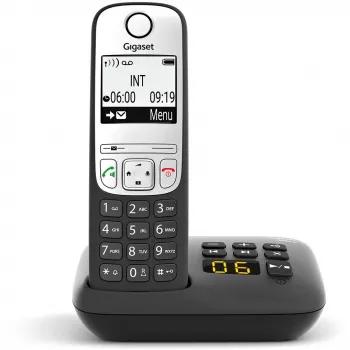 Gigaset A690A - Analoginis/DECT telefonas - Belaidė rankinė - Garsiakalbio sistema - 100 įrašų - Juoda (S30852-H2830-B101)