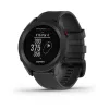 GPS golfo laikrodis GARMIN Approach S12, juodas, 43 mm korpusas, silikoninis dirželis, 30 val. GPS baterijos veikimo laikas