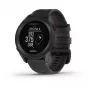 GPS golfo laikrodis GARMIN Approach S12, juodas, 43 mm korpusas, silikoninis dirželis, 30 val. GPS baterijos veikimo laikas