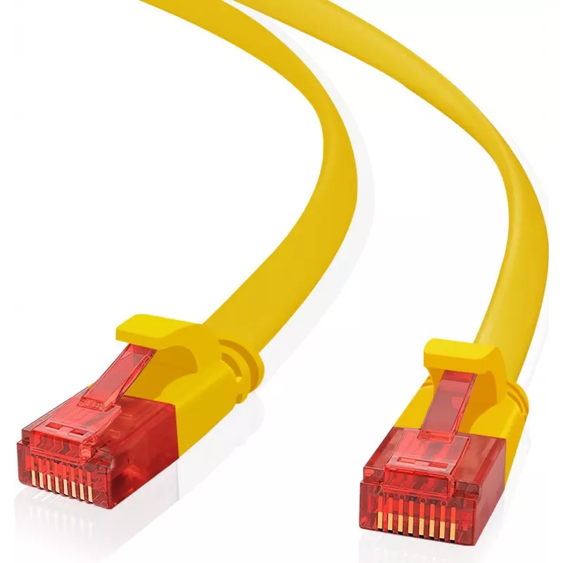 Pataisomasis laidas helos Ultra plonas 15 m UTP Cat6a plokščias — 15 m ilgio, UTP, Cat6a, plokščios konstrukcijos