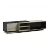 Cama TV spintelė SIGMA1 180 sonomos ąžuolas/juodas blizgus