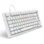 Sharkoon SGK25 75% QWERTZ USB laidinė RGB LED klaviatūra, balta