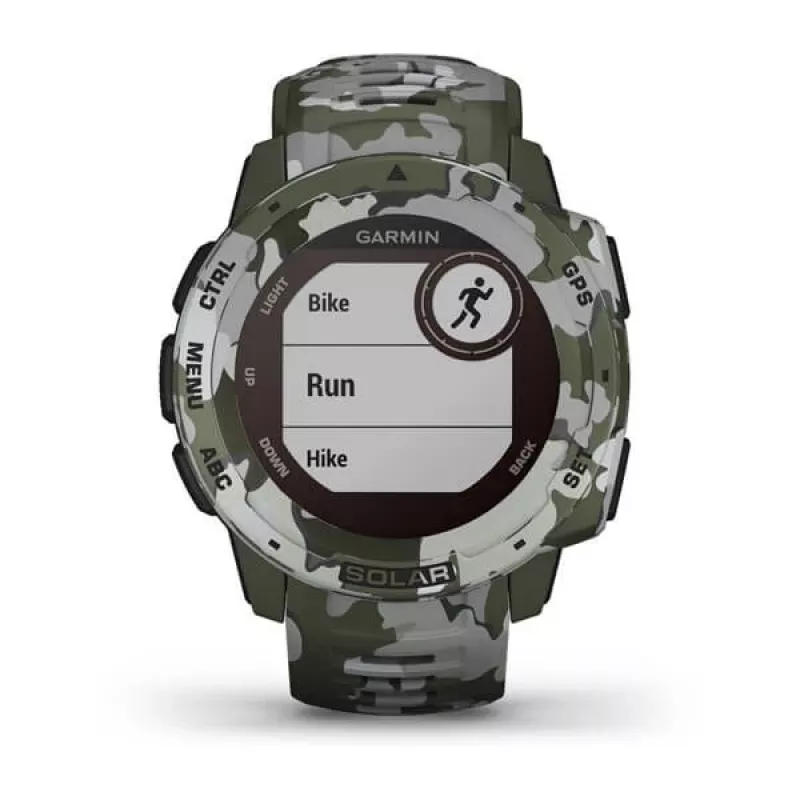 GPS laikrodis Garmin Instinct Solar Camo Edition kamufliažinis