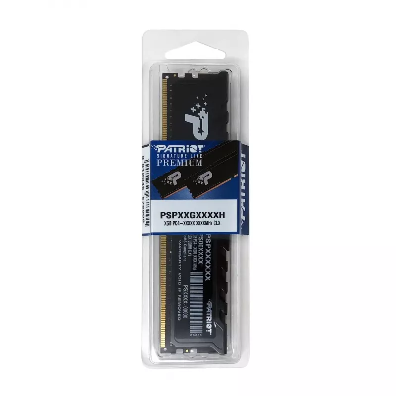 Staliniams kompiuteriams skirta RAM PATRIOT Premium Juoda DDR4 32GB 3200MHz CL22 1x32GB 37 mm aukštis
